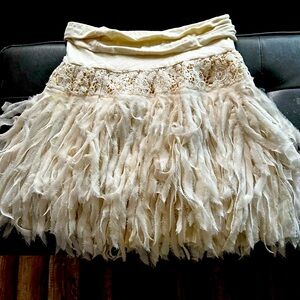 Free People one Vintage Boho Layering Skirt xs